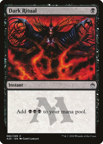 Dark Ritual [Masters 25] Magic: The Gathering