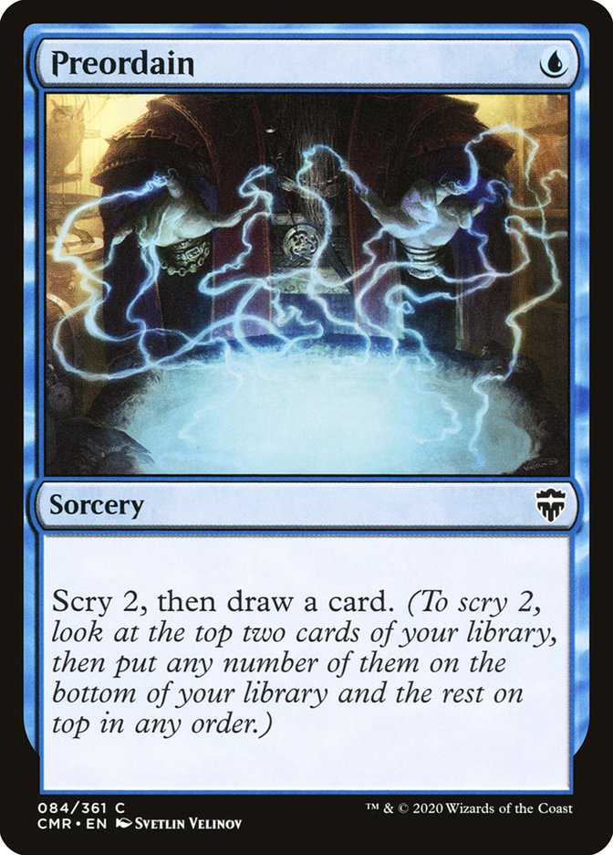 Preordain [Commander Legends] Magic: The Gathering