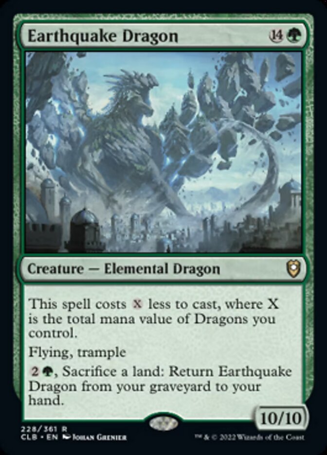 Earthquake Dragon [Commander Legends: Battle for Baldur's Gate] Magic: The Gathering