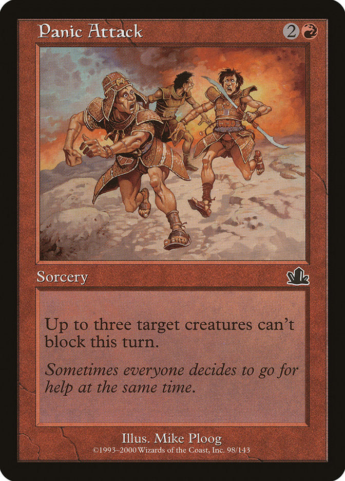 Panic Attack [Prophecy] Magic: The Gathering