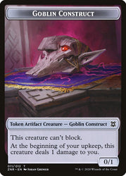 Drake // Goblin Construct Double-Sided Token [Zendikar Rising Tokens] Magic: The Gathering
