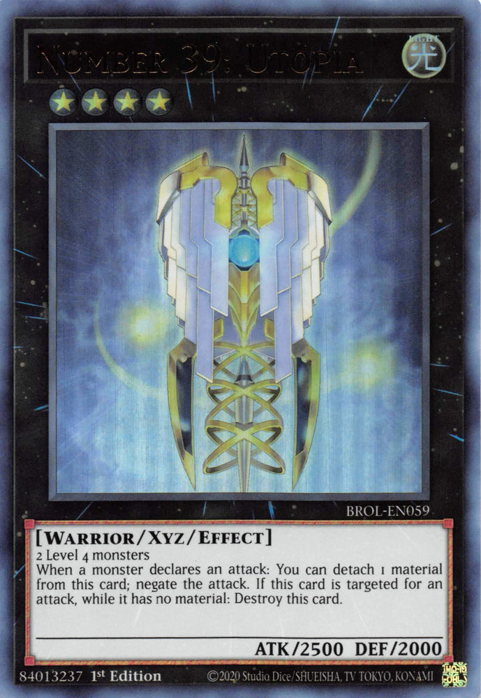 Number 39: Utopia [BROL-EN059] Ultra Rare Yu-Gi-Oh!