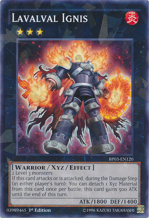 Lavalval Ignis [BP03-EN120] Shatterfoil Rare Yu-Gi-Oh!