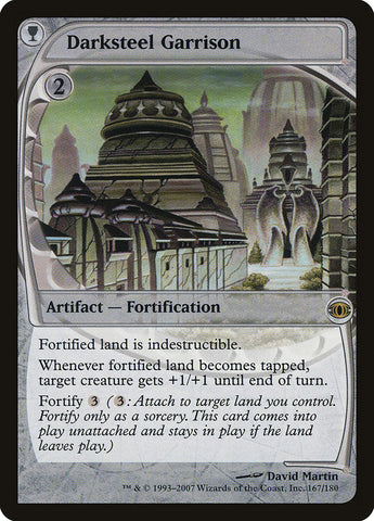 Darksteel Garrison [Future Sight] Magic: The Gathering