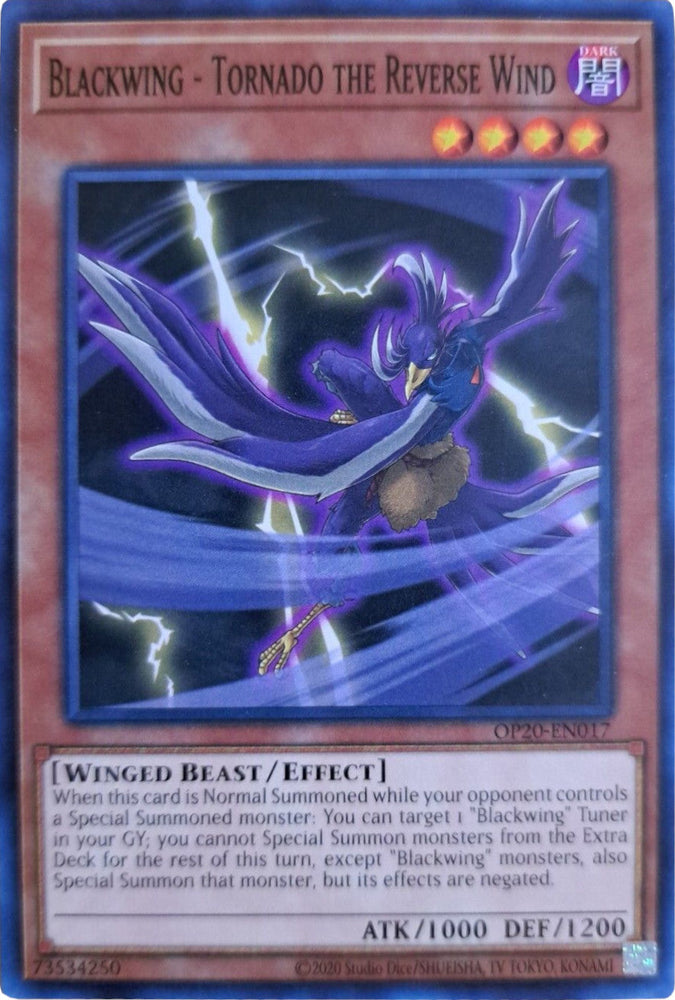 Blackwing - Tornado the Reverse Wind [OP20-EN017] Common Yu-Gi-Oh!