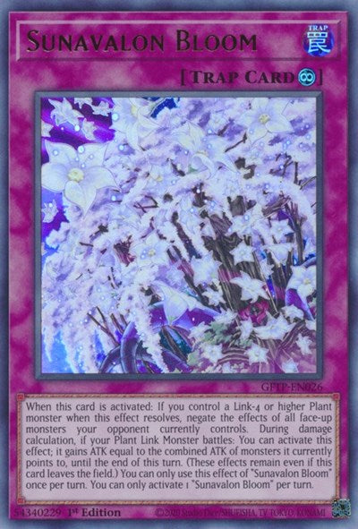 Sunavalon Bloom [GFTP-EN026] Ultra Rare Yu-Gi-Oh!