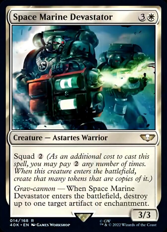 Space Marine Devastator [Warhammer 40,000] Magic: The Gathering