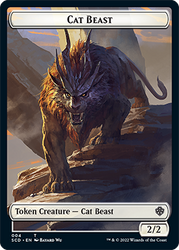 Insect // Cat Beast Double-Sided Token [Starter Commander Decks] Magic: The Gathering