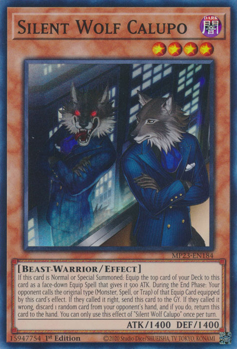 Silent Wolf Calupo [MP23-EN184] Super Rare Yu-Gi-Oh!