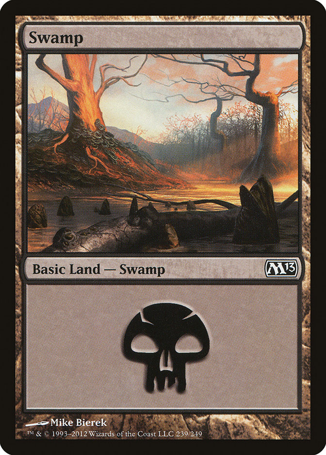 Swamp (239) [Magic 2013] Magic: The Gathering