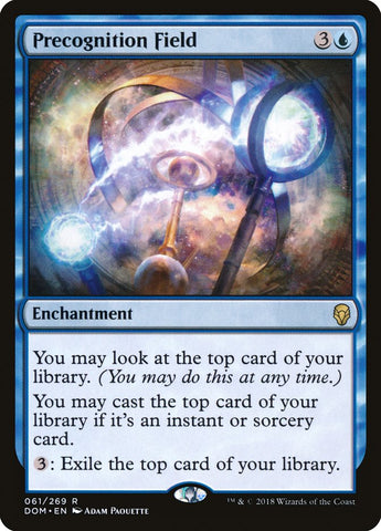 Precognition Field [Dominaria] Magic: The Gathering