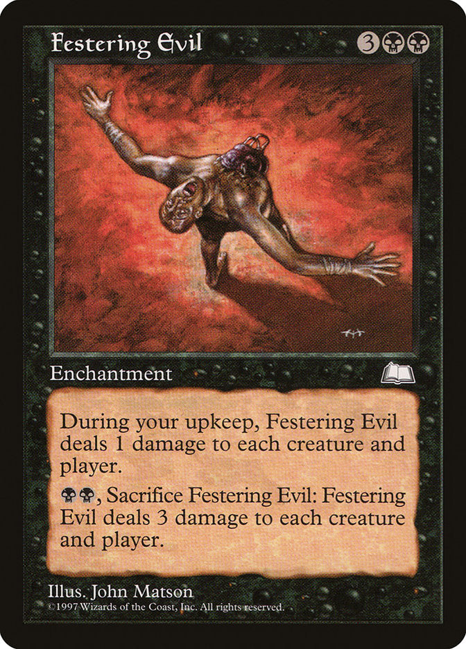 Festering Evil [Weatherlight] Magic: The Gathering