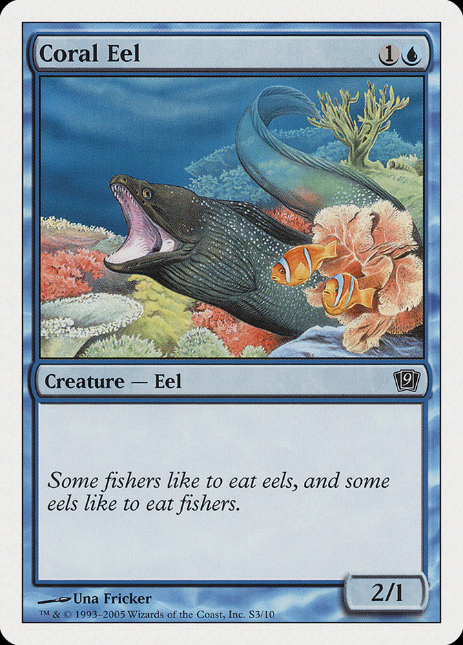 Coral Eel [Ninth Edition] Magic: The Gathering