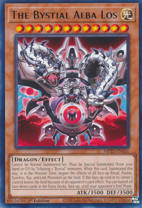 The Bystial Alba Los [MP23-EN161] Rare Yu-Gi-Oh!