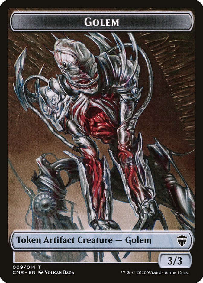 Golem Token [Commander Legends Tokens] Magic: The Gathering