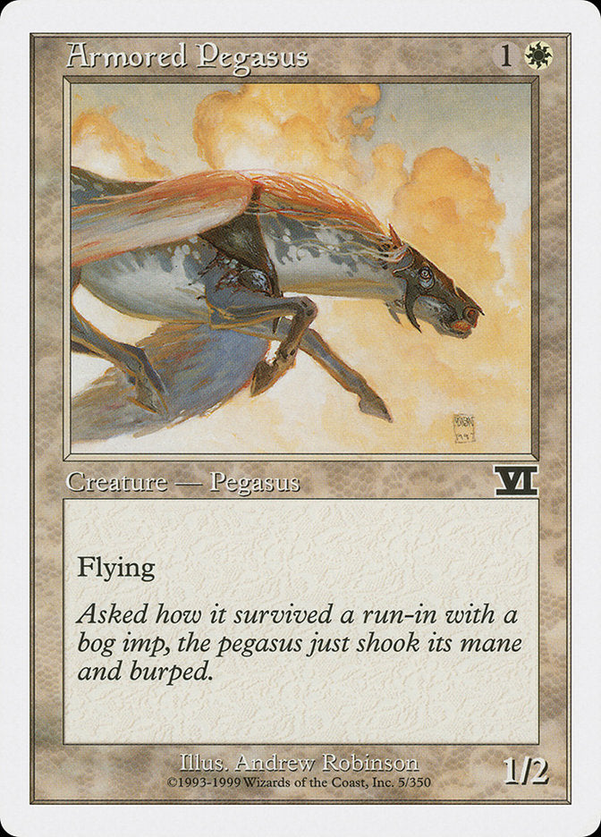 Armored Pegasus [Classic Sixth Edition] Magic: The Gathering