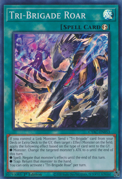 Tri-Brigade Roar [CYAC-EN053] Super Rare Yu-Gi-Oh!