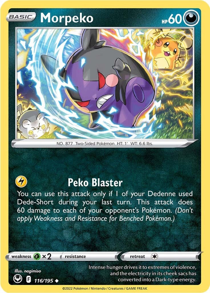 Morpeko (116/195) [Sword & Shield: Silver Tempest] Pokémon