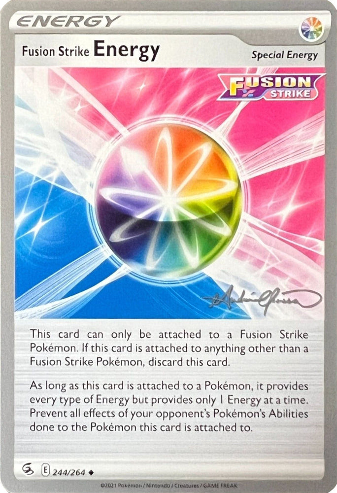 Fusion Strike Energy (244/264) (The Shape of Mew - Andre Chiasson) [World Championships 2022] Pokémon