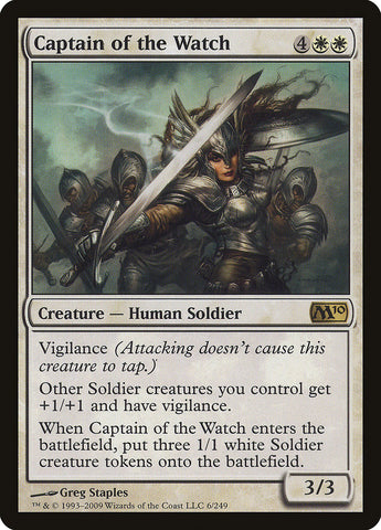 Captain of the Watch [Magic 2010] Magic: The Gathering