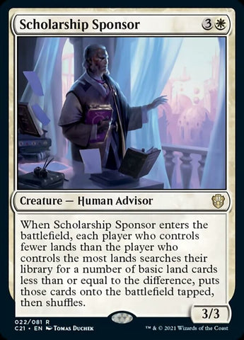 Scholarship Sponsor [Commander 2021] Magic: The Gathering