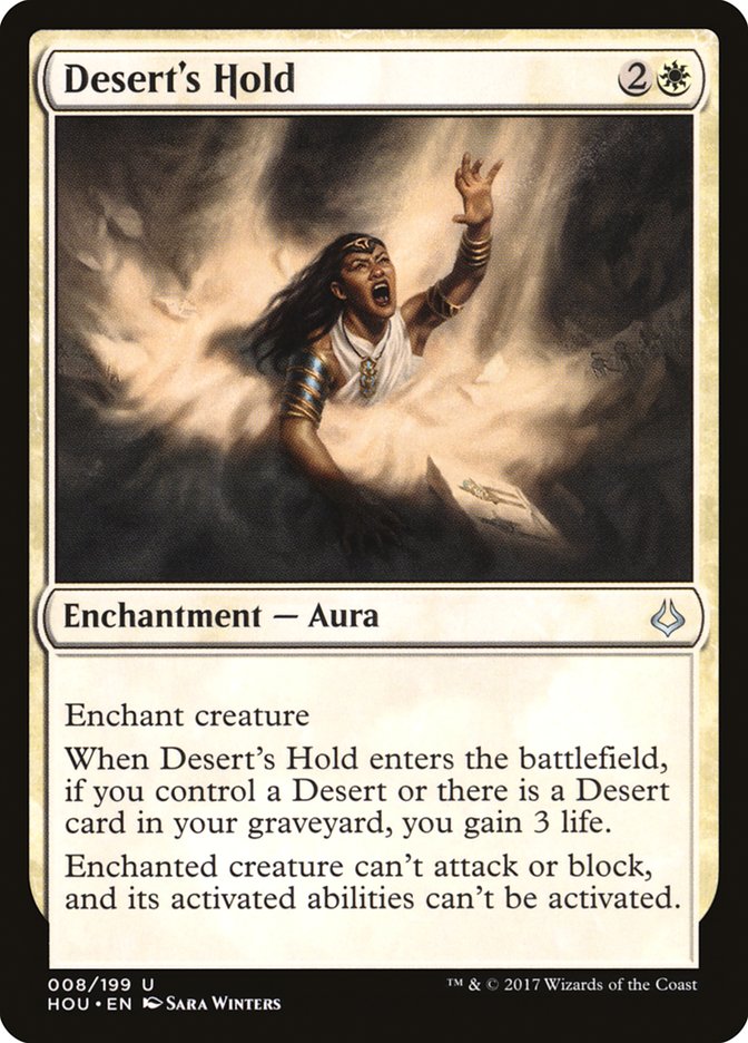 Desert's Hold [Hour of Devastation] Magic: The Gathering