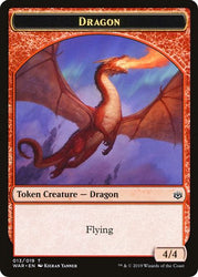 Dragon // Spirit Double-Sided Token [Challenger Decks 2020 Tokens] Magic: The Gathering