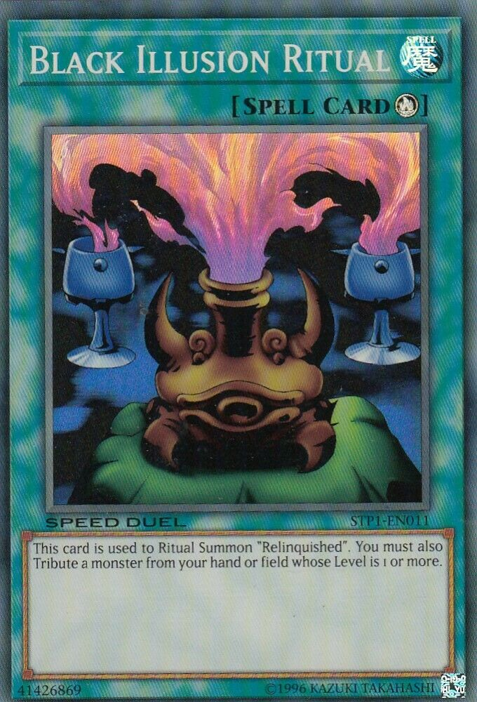 Black Illusion Ritual [STP1-EN011] Super Rare Yu-Gi-Oh!
