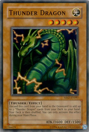 Thunder Dragon [MRD-EN097] Short Print Yu-Gi-Oh!