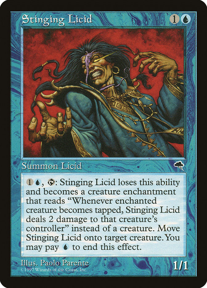 Stinging Licid [Tempest] Magic: The Gathering