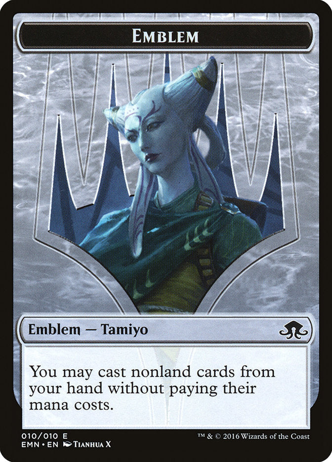 Tamiyo, Field Researcher Emblem [Eldritch Moon Tokens] Magic: The Gathering