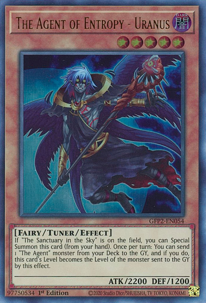 The Agent of Entropy - Uranus [GFP2-EN054] Ultra Rare Yu-Gi-Oh!