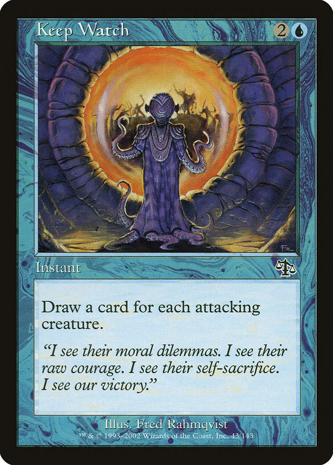 Keep Watch [Judgment] Magic: The Gathering