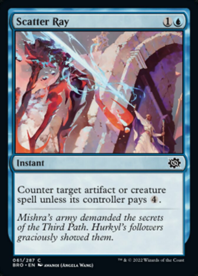 Scatter Ray [The Brothers' War] Magic: The Gathering