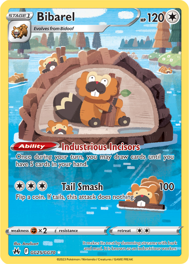 Bibarel (GG25/GG70) [Sword & Shield: Crown Zenith] Pokémon