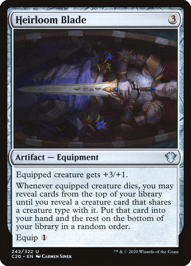 Heirloom Blade [Commander 2020] Magic: The Gathering