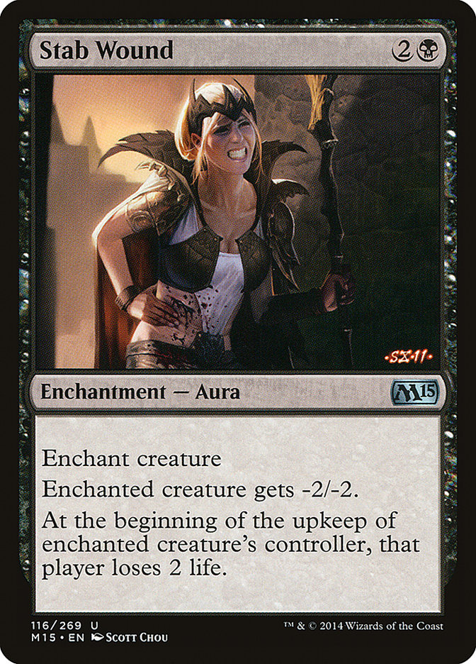 Stab Wound [Magic 2015] Magic: The Gathering