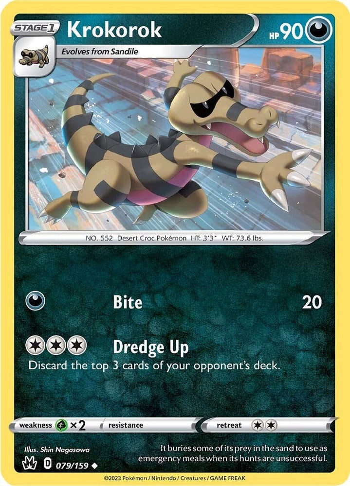 Krokorok (079/159) [Sword & Shield: Crown Zenith] Pokémon
