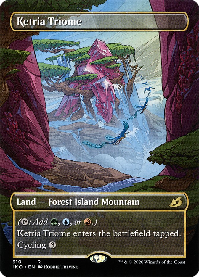 Ketria Triome (Showcase) [Ikoria: Lair of Behemoths] Magic: The Gathering