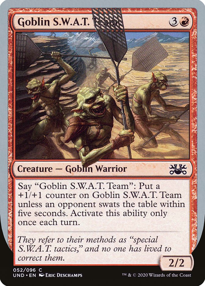 Goblin S.W.A.T. Team [Unsanctioned] Magic: The Gathering
