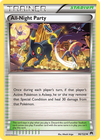 All-Night Party (96/122) [XY: BREAKpoint] Pokémon