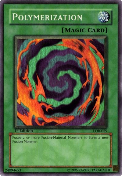 Polymerization [LOB-059] Super Rare Yu-Gi-Oh!