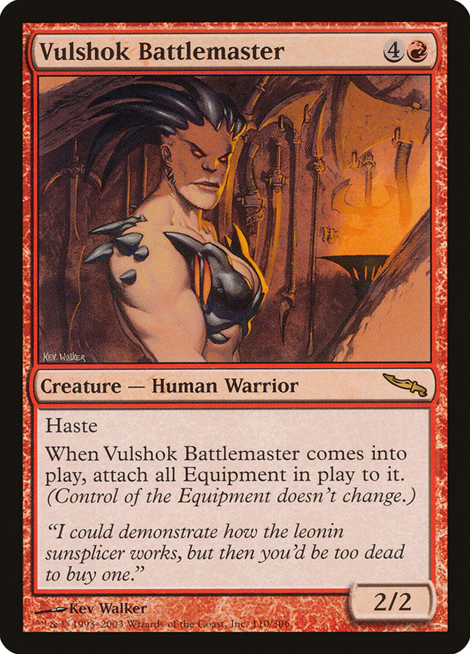 Vulshok Battlemaster [Mirrodin] Magic: The Gathering