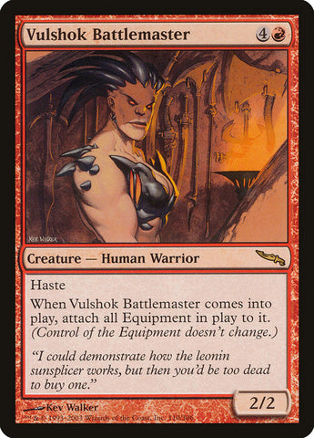Vulshok Battlemaster [Mirrodin] Magic: The Gathering