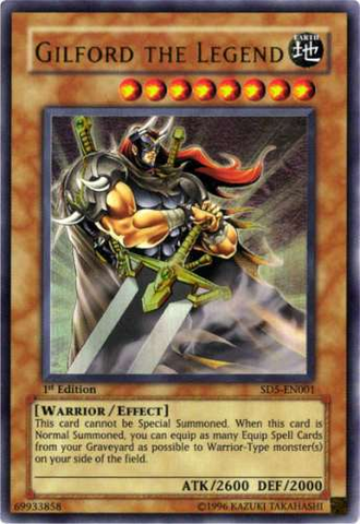 Gilford the Legend [SD5-EN001] Ultra Rare Yu-Gi-Oh!
