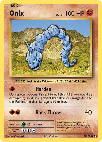 Onix (61/108) [XY: Evolutions] Pokémon