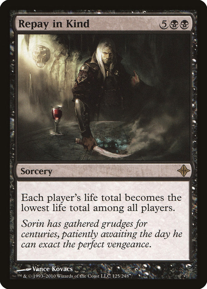 Repay in Kind [Rise of the Eldrazi] Magic: The Gathering