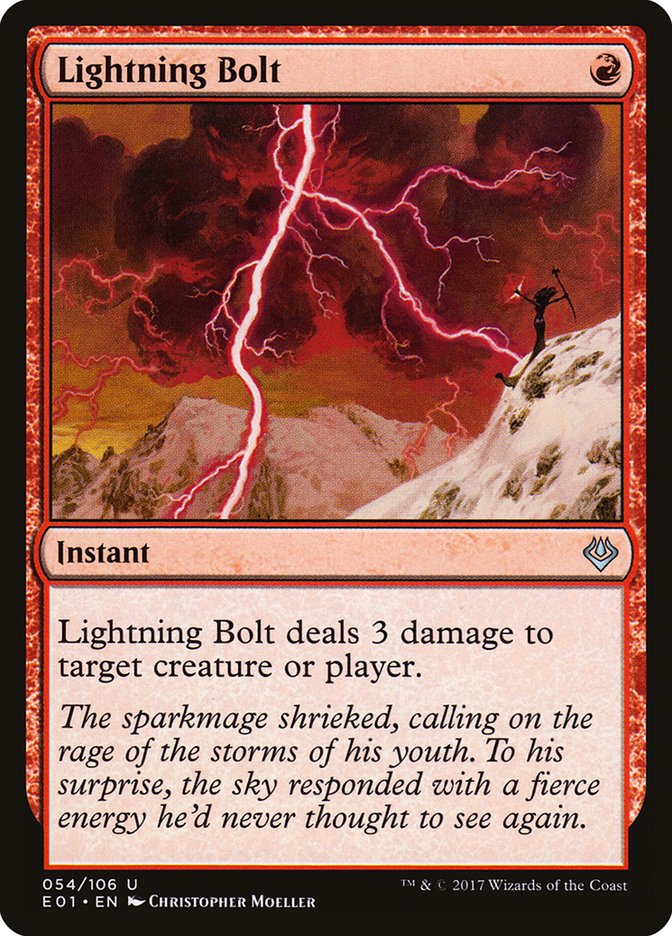 Lightning Bolt [Archenemy: Nicol Bolas] Magic: The Gathering