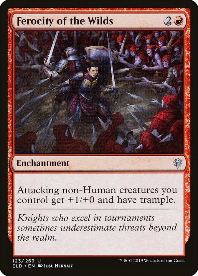 Ferocity of the Wilds [Throne of Eldraine] Magic: The Gathering