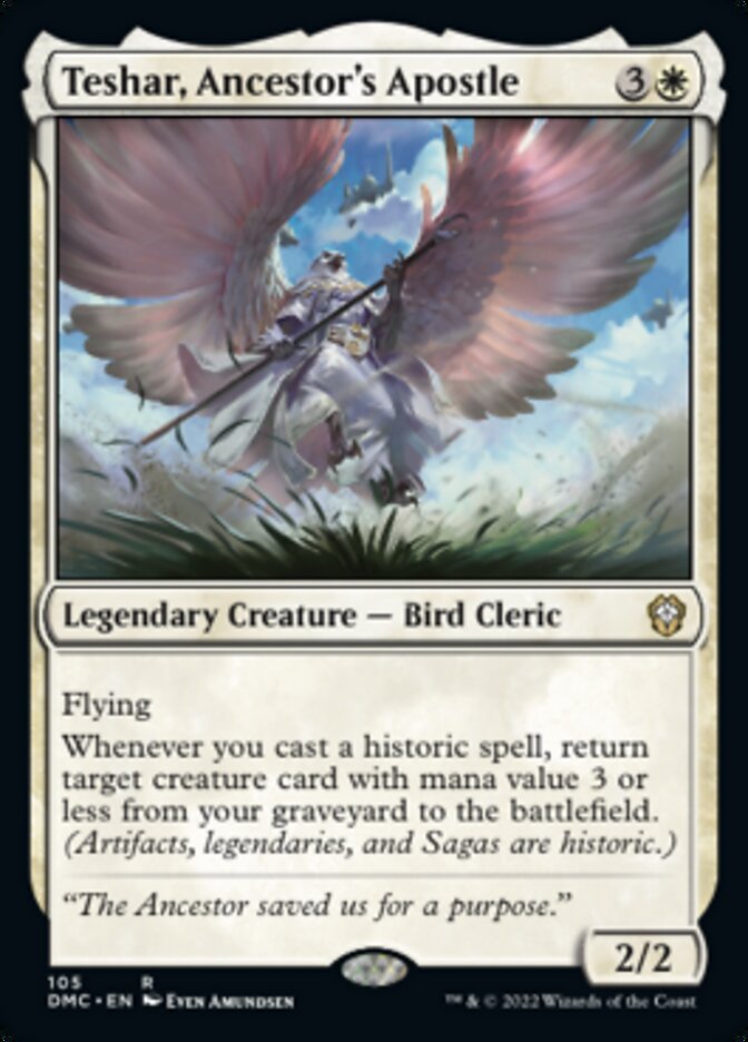 Teshar, Ancestor's Apostle [Dominaria United Commander] Magic: The Gathering